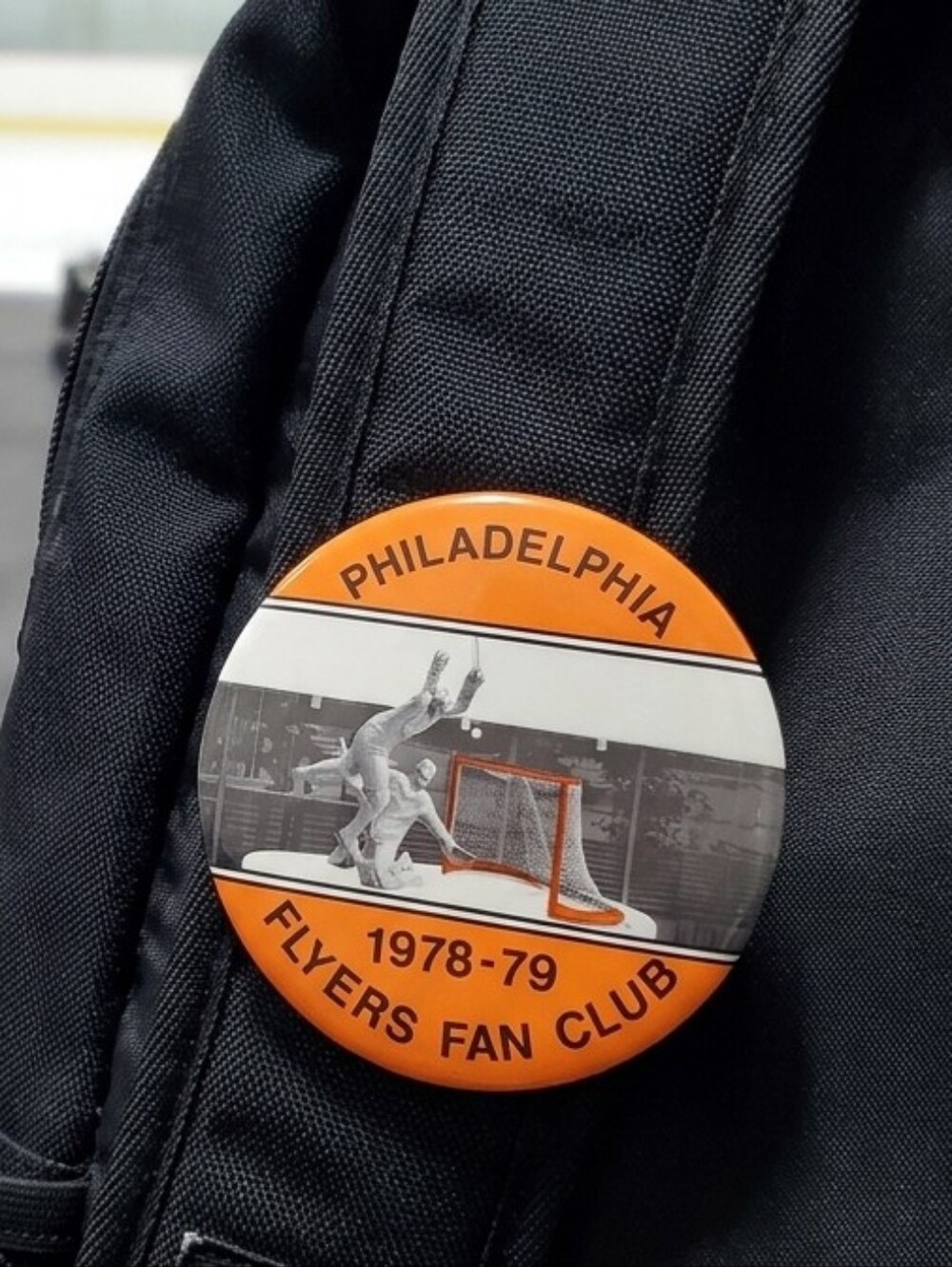 Vintage Philadelphia Flyers Fan Club Button -1978-79